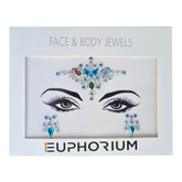 Blue Unicorn Dreams Face Gems